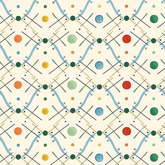 Improvisation No. 1 Wallpaper - Blue