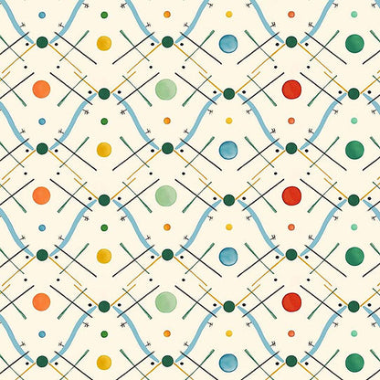 Improvisation No. 1 Wallpaper - Blue