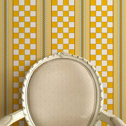 Double Check Wallpaper - Yellow