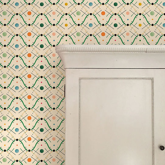 Improvisation No. 1 Wallpaper - Green