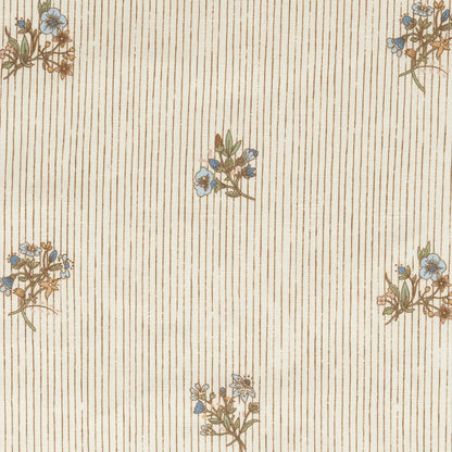 Flax & Field Posy Pinstripe - Multi / Oyster