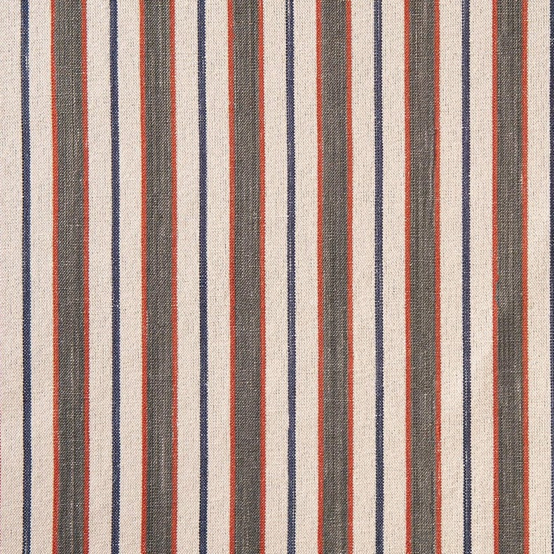 Three Stripe - Charcoal and Swedish Red