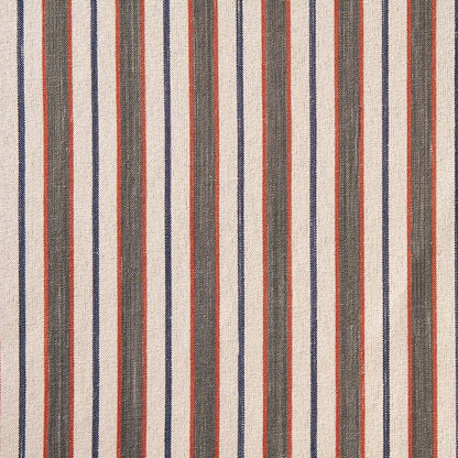 Three Stripe - Charcoal and Swedish Red