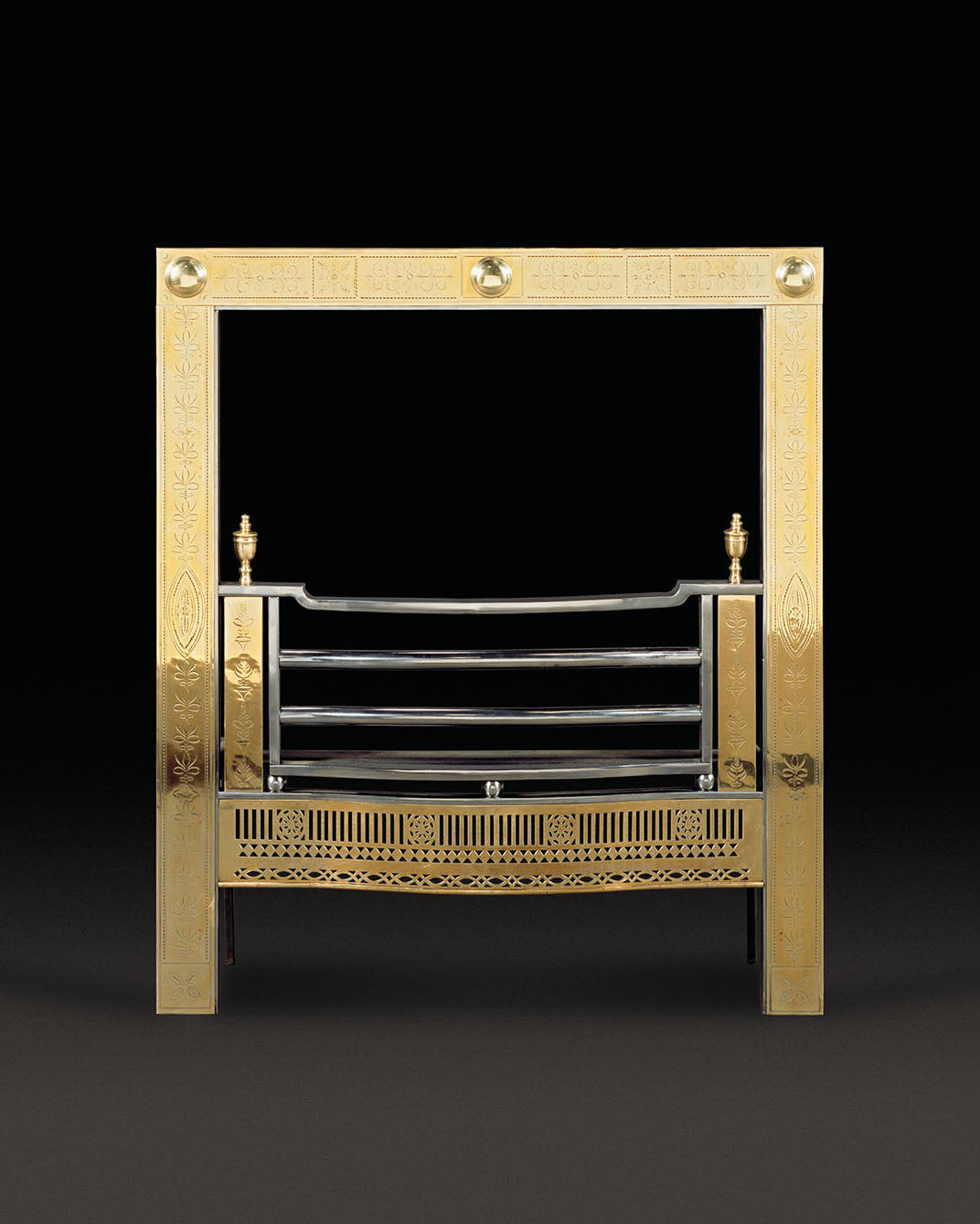 Belvedere Register Grate - Brass