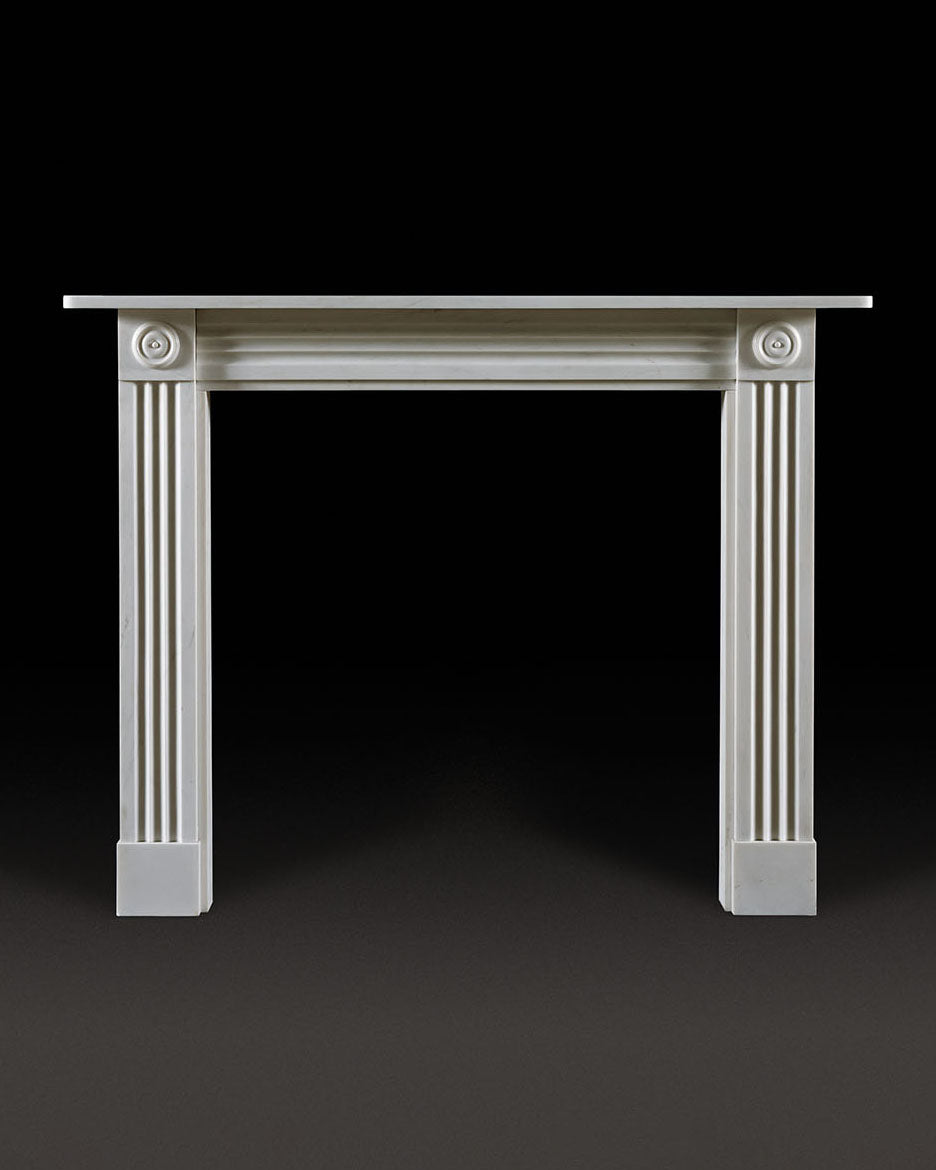 Brunswick Chimneypiece - White Marble