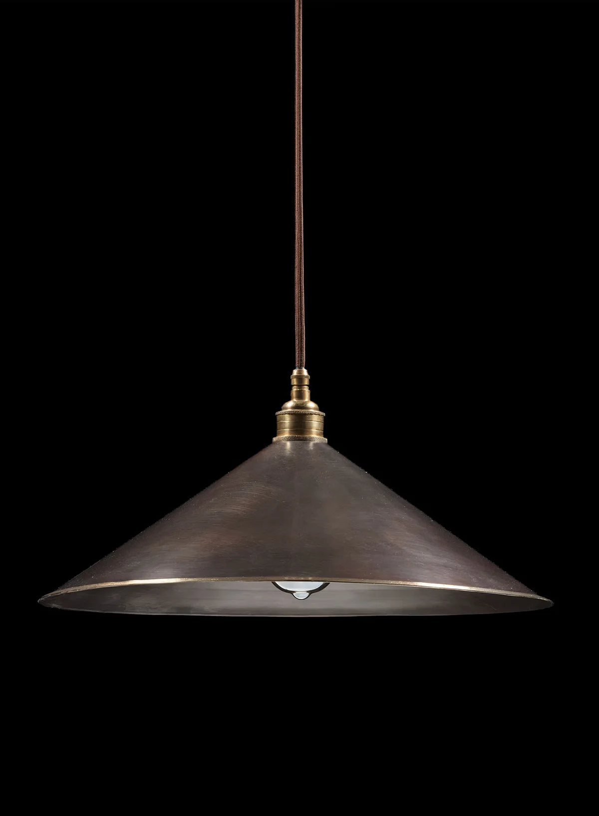 Kick Hanging Light (Reeded Shade) (Large)