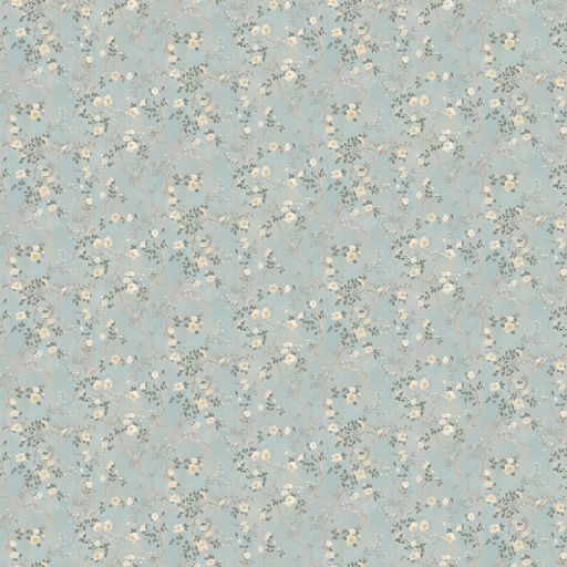 Camellia Petit Wallpaper - Sky Blue