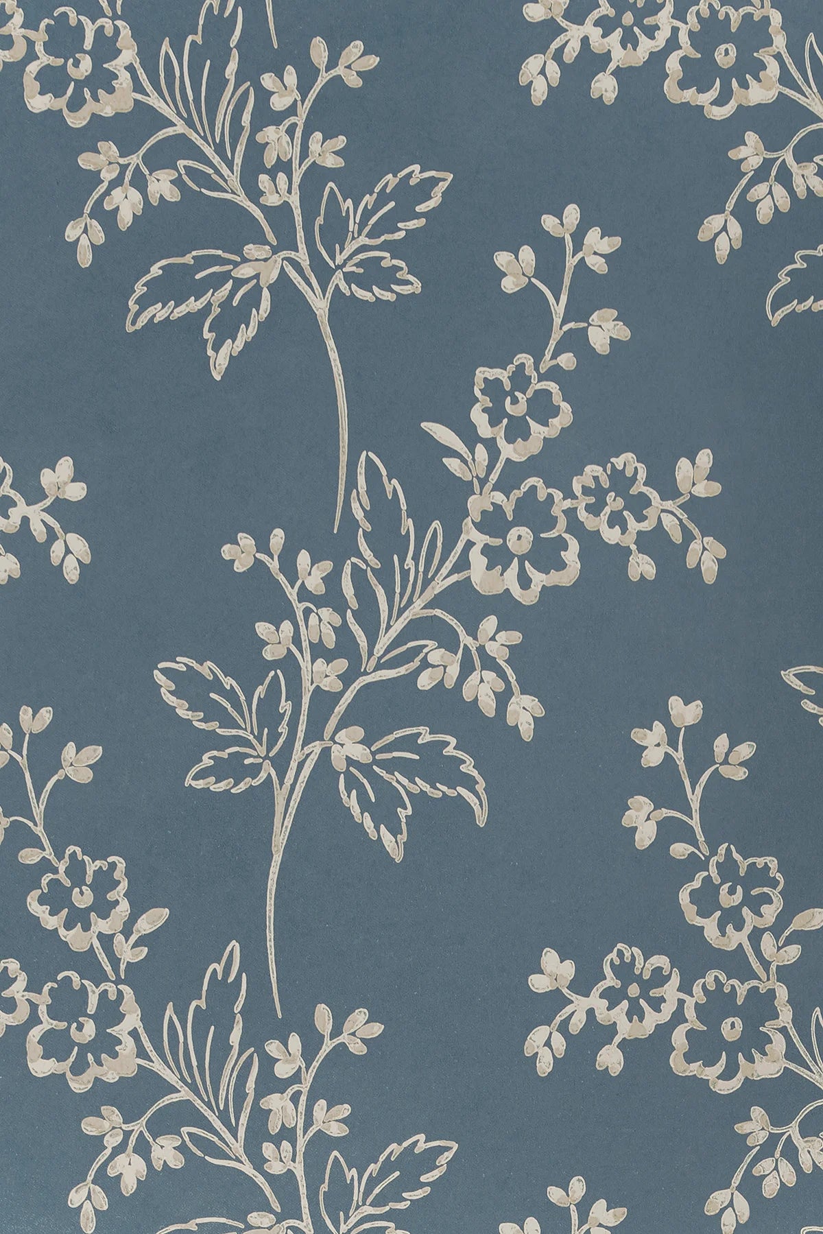 Colette Wallpaper - Indigo Ground
