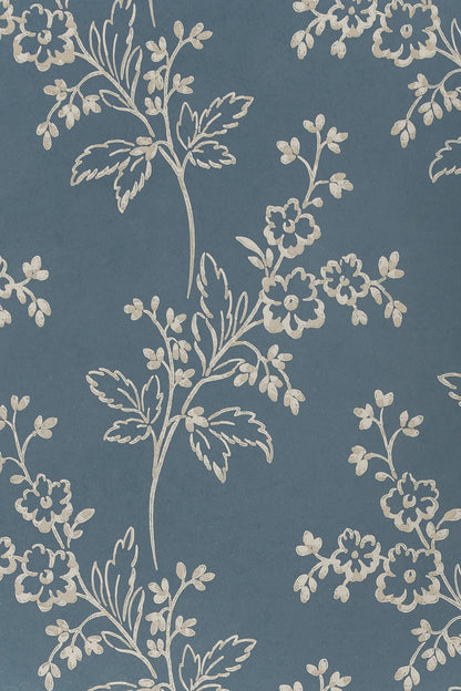 Colette Wallpaper - Indigo Ground