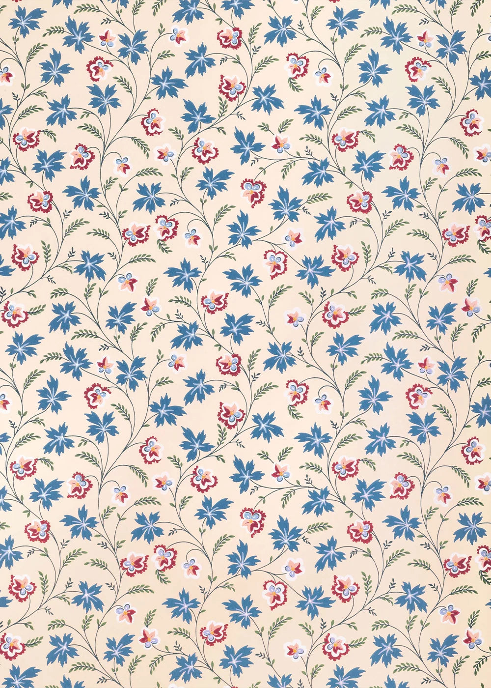 Apolline Wallpaper - Cornflower