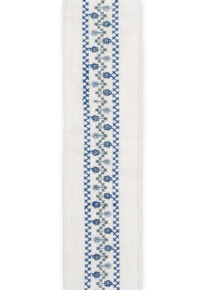 Trellis Cross Stitch Braid - Cornflower