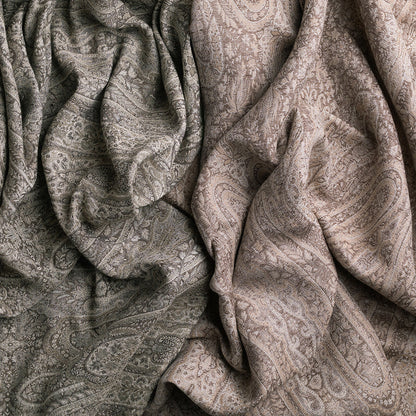 Heirloom Linen Paisley - Celadon