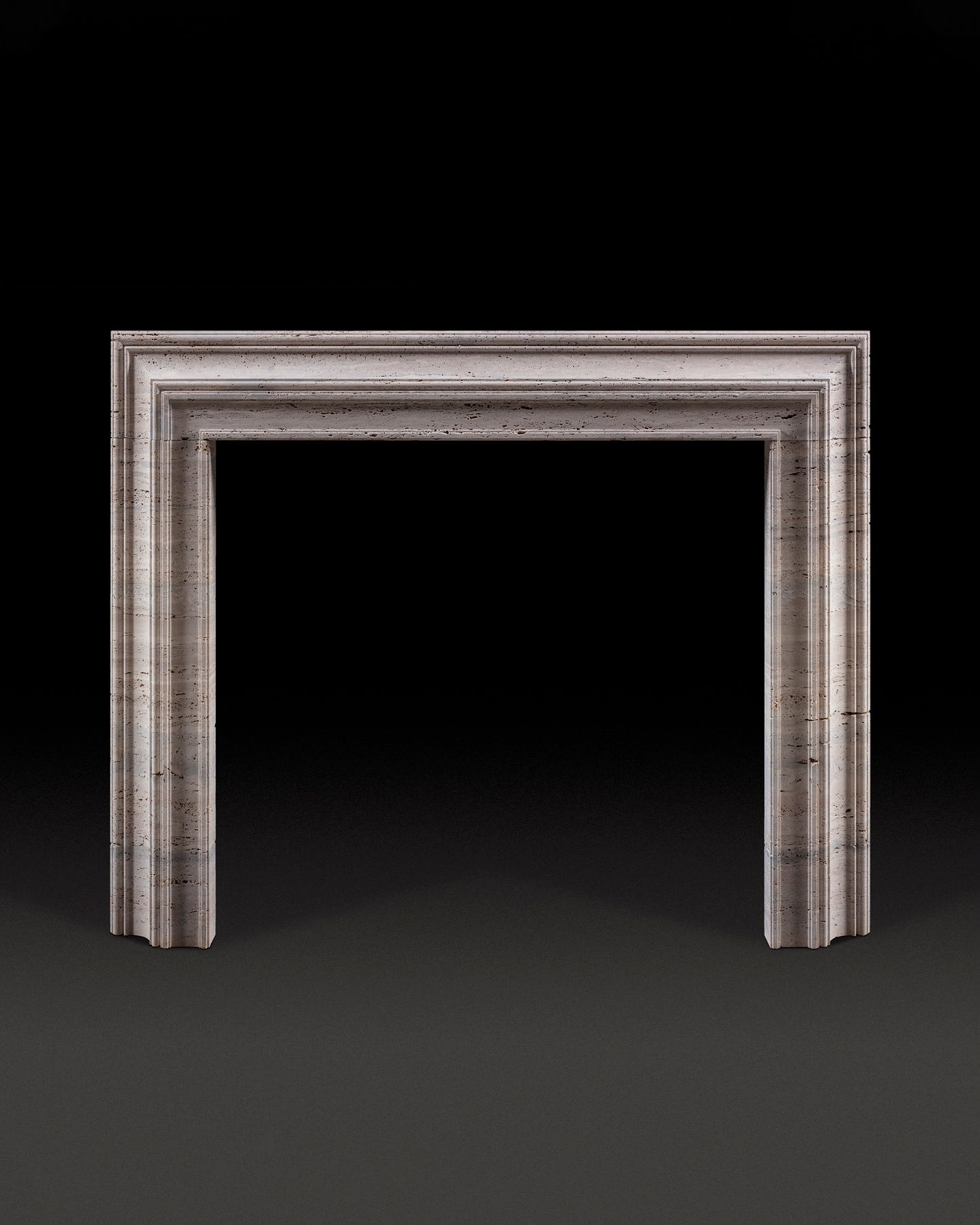 Ducale Chimneypiece - Silver Travertine