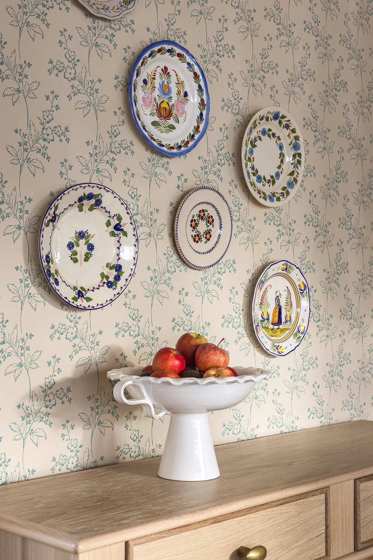 Colette Wallpaper - Duck Egg