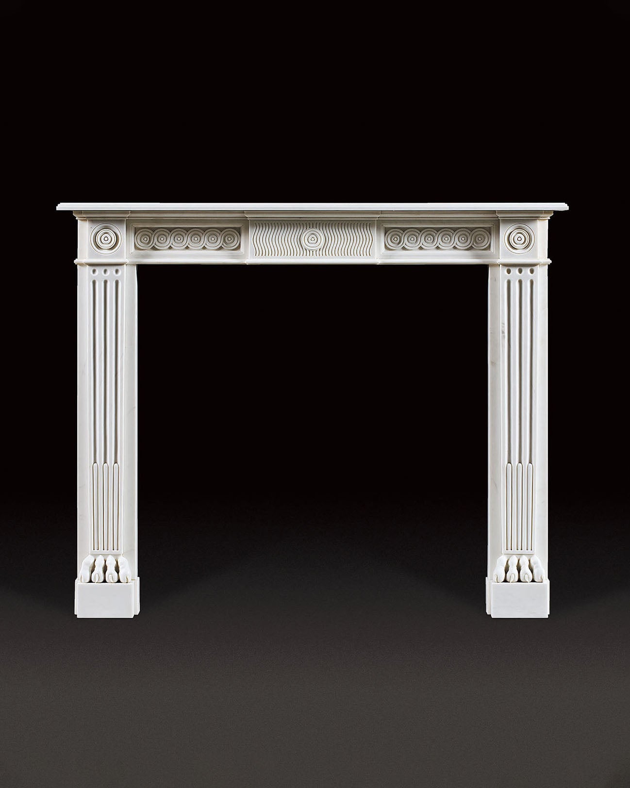 Dumont Chimneypiece - White Marble