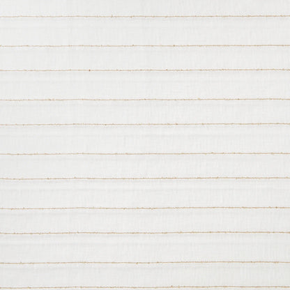 Textured Stripe Sheer Linen - Natural / White