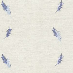 Embroidered Union Fern - Blue