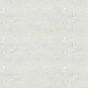 Embroidered Union Leaf - Cream
