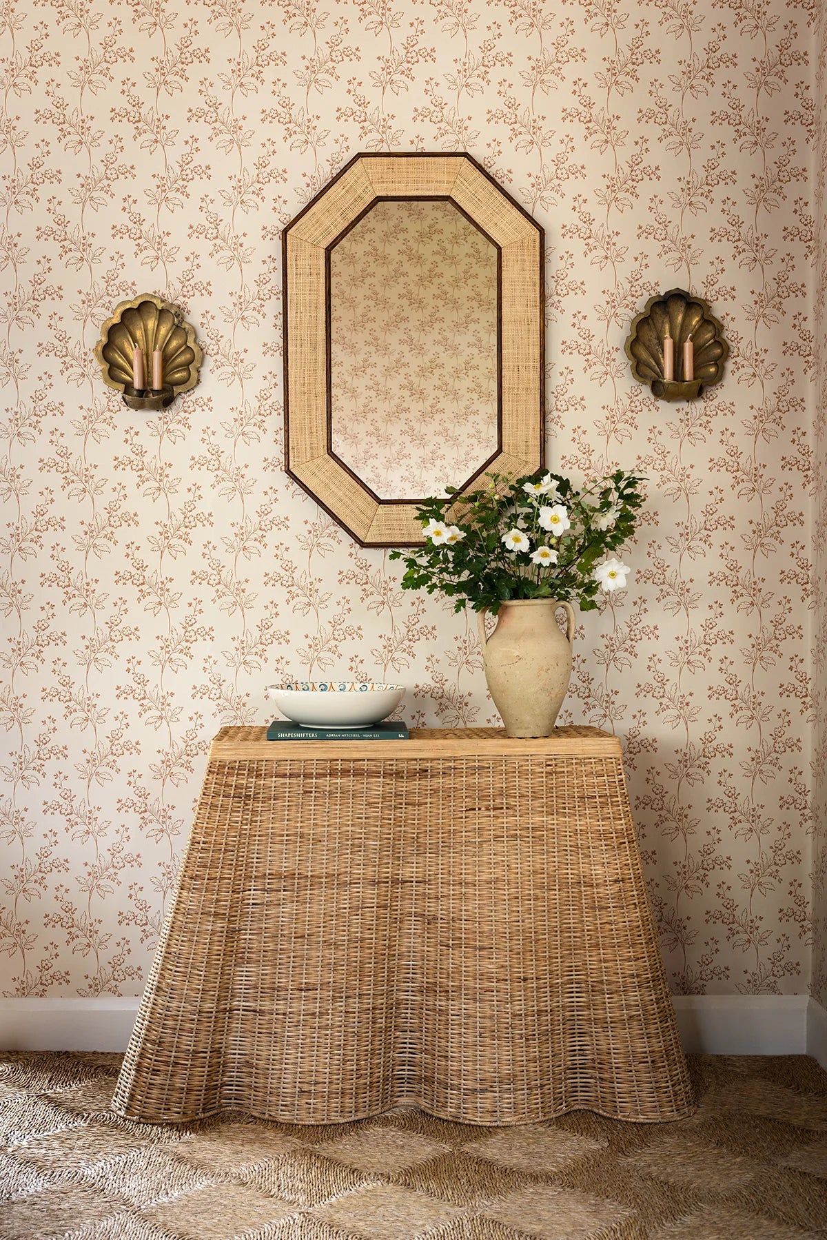 Colette Wallpaper - Flax