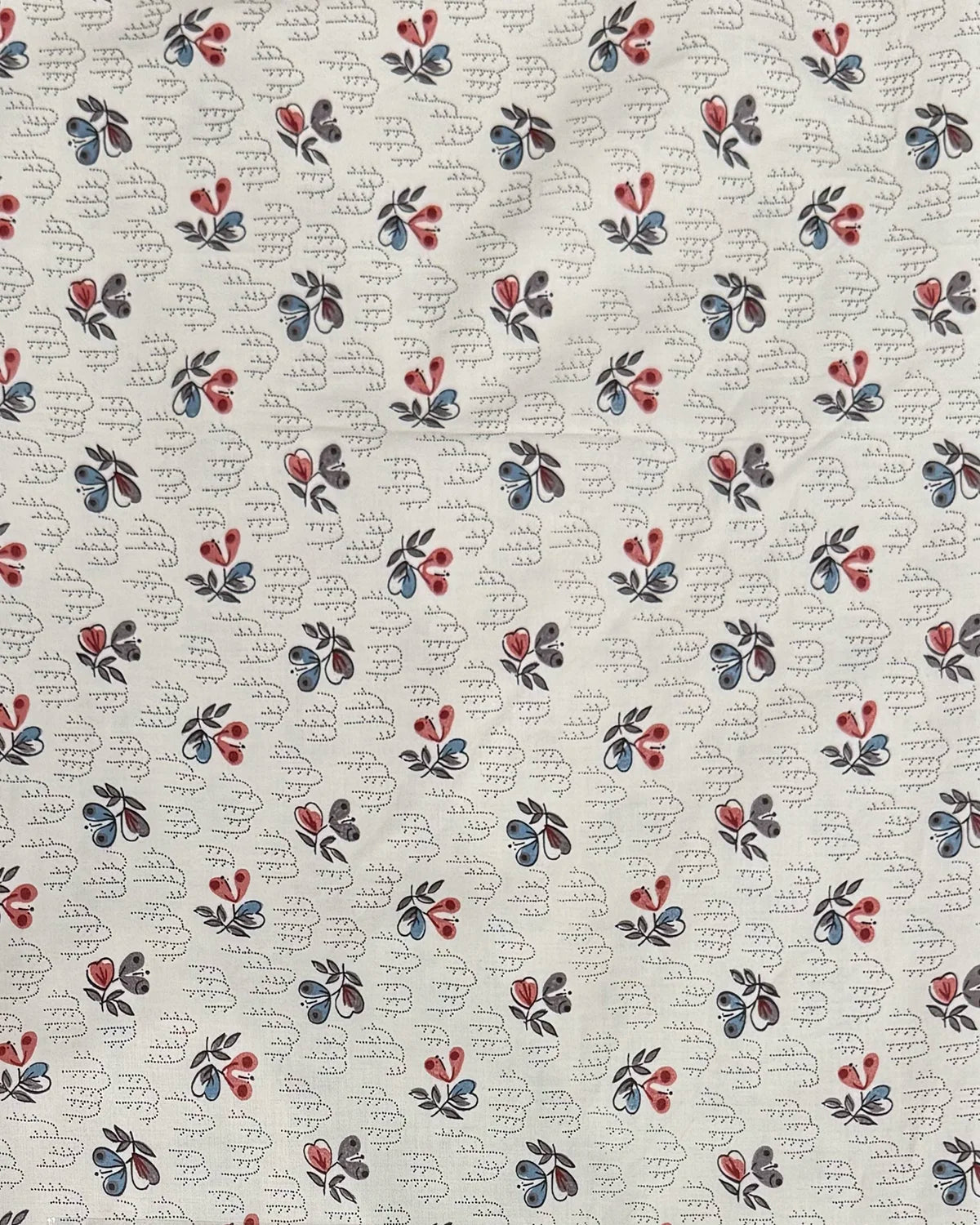 Fleurs de Jouy - Bleu Parme