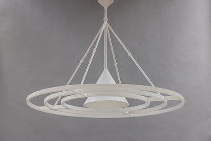Grande Angele Chandelier - White Plaster