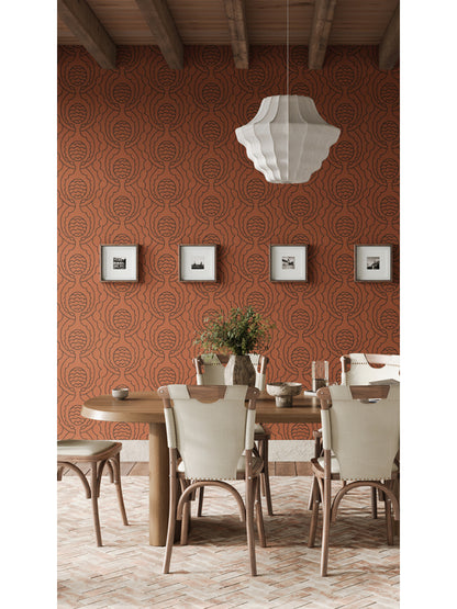 Artichoke Crown Wallpaper - Etruscan