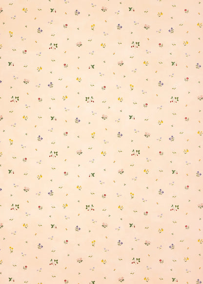 Herbarium Ditsy Wallpaper - Blush