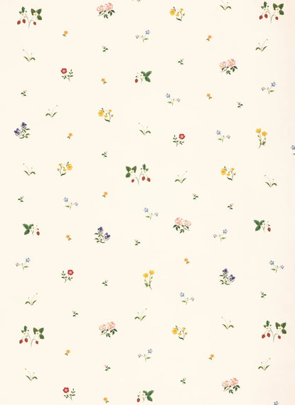 Herbarium Ditsy Wallpaper - Ivory