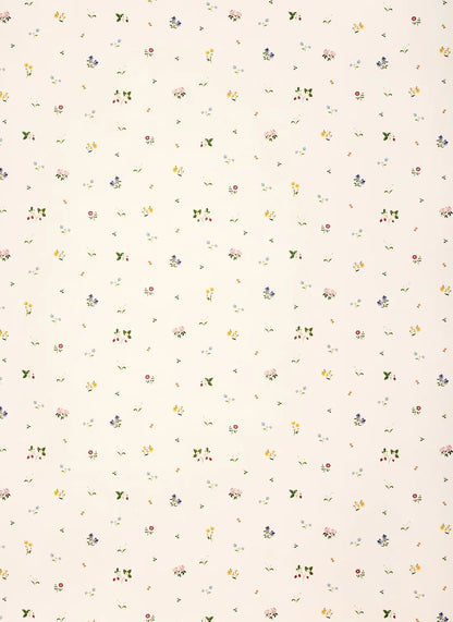 Herbarium Ditsy Wallpaper - Ivory