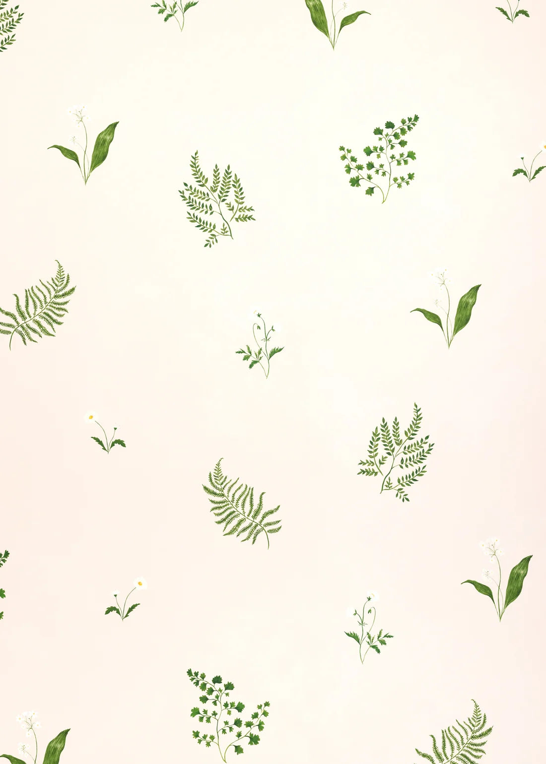Herbarium Forest Wallpaper - Ivory
