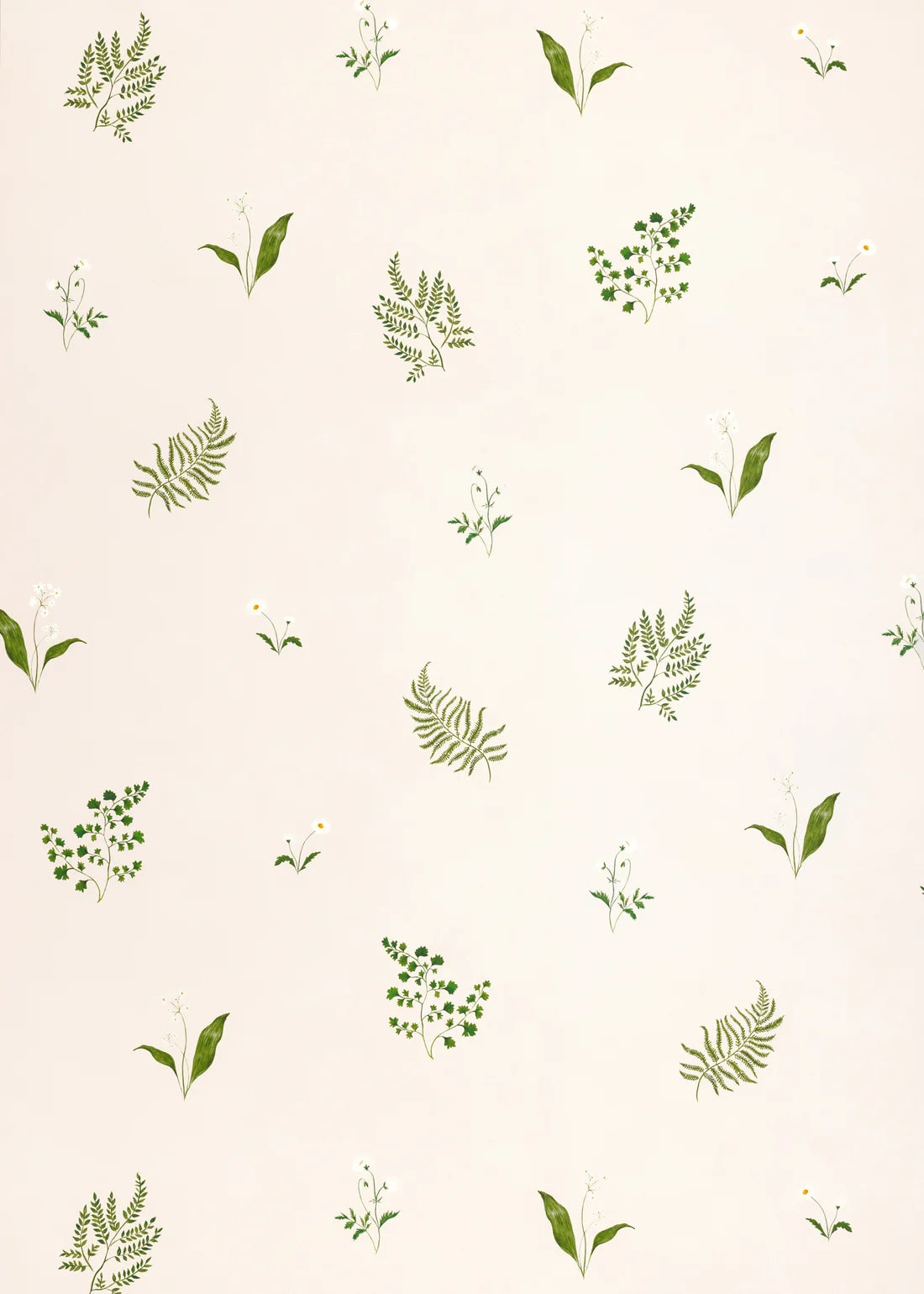Herbarium Forest Wallpaper - Ivory