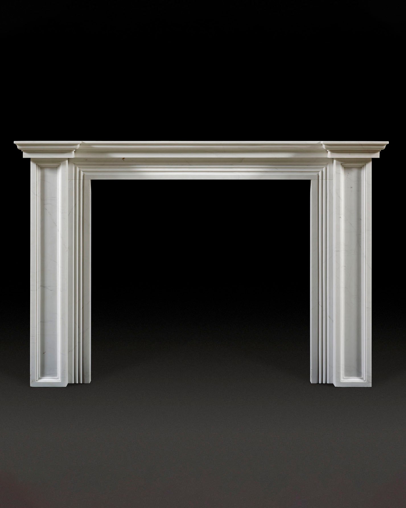 Holwood Chimneypiece - White Marble