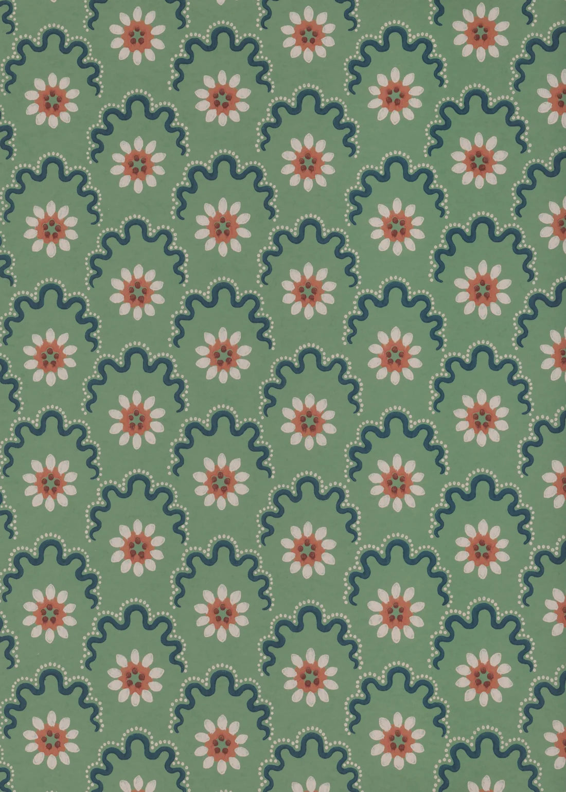 Ida Wallpaper - Sage