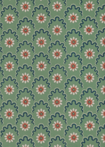 Ida Wallpaper - Sage