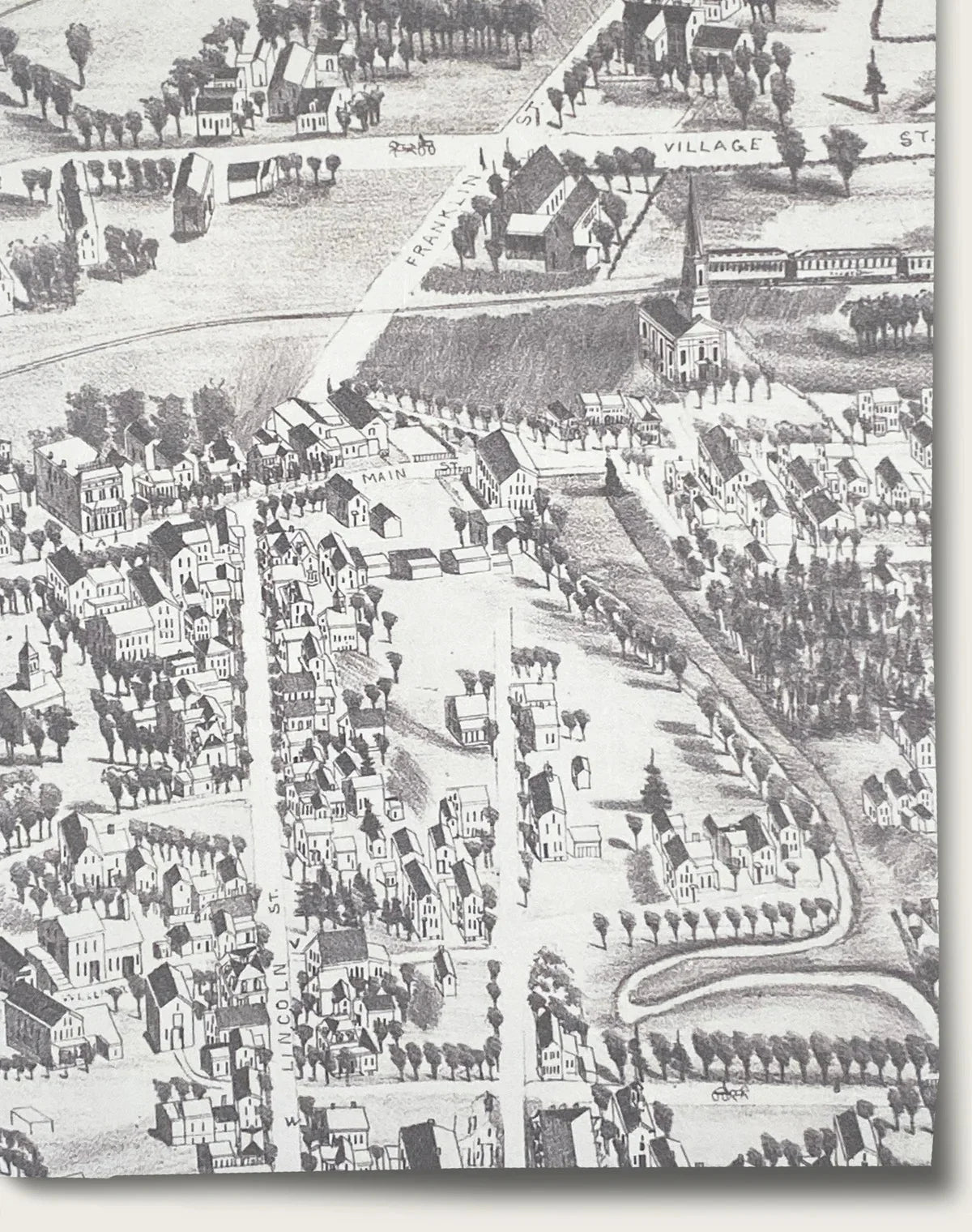 Village Green Wallpaper - Wrought Iron