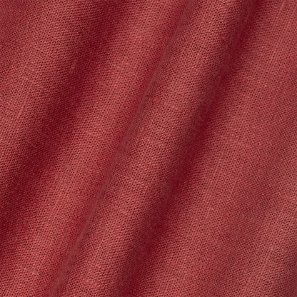 Light Weight Fine Weave Linen - Anniversary Volga Red
