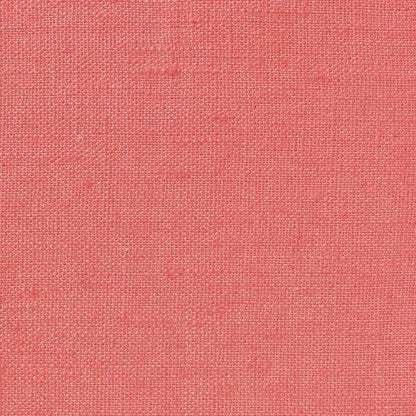 Light Weight Plain Linen - Coral