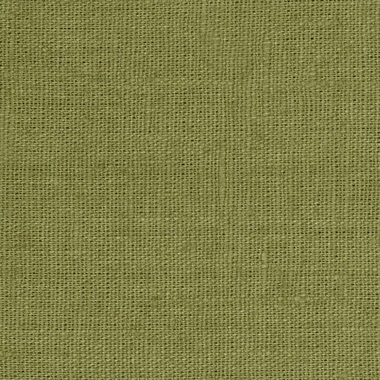 Light Weight Plain Linen - Botanical Green