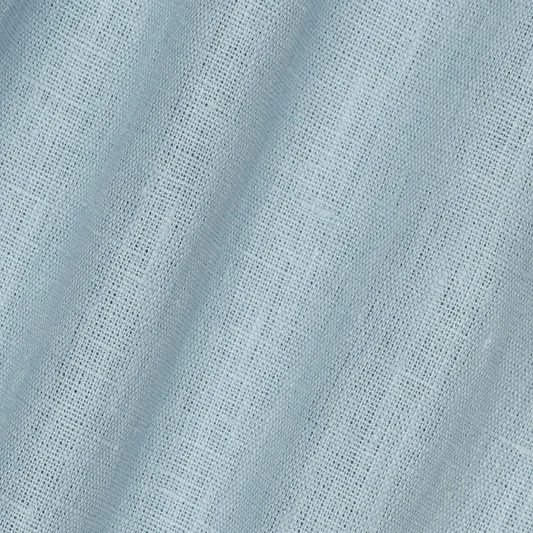 Light Weight Plain Linen - Porcelain Blue