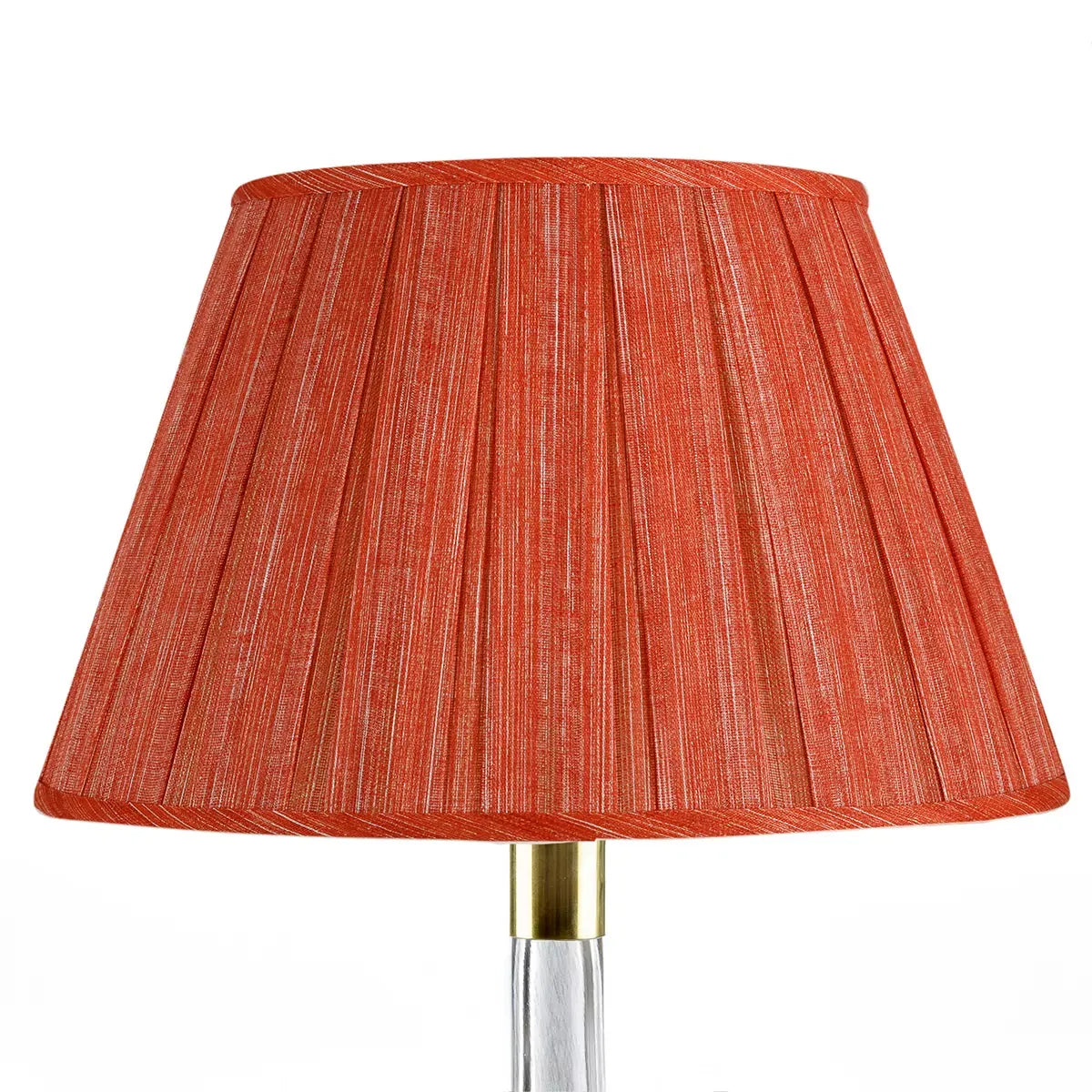 16 Inch Round Box Pleat Bedwyn Lampshade - Moire Fresco