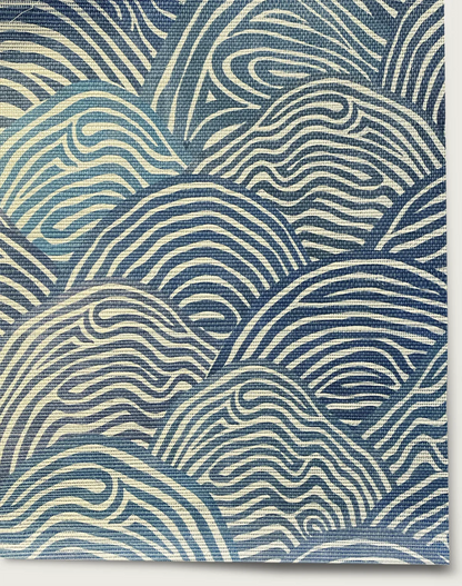 Aqua Terra Wallpaper - Shadow Blue
