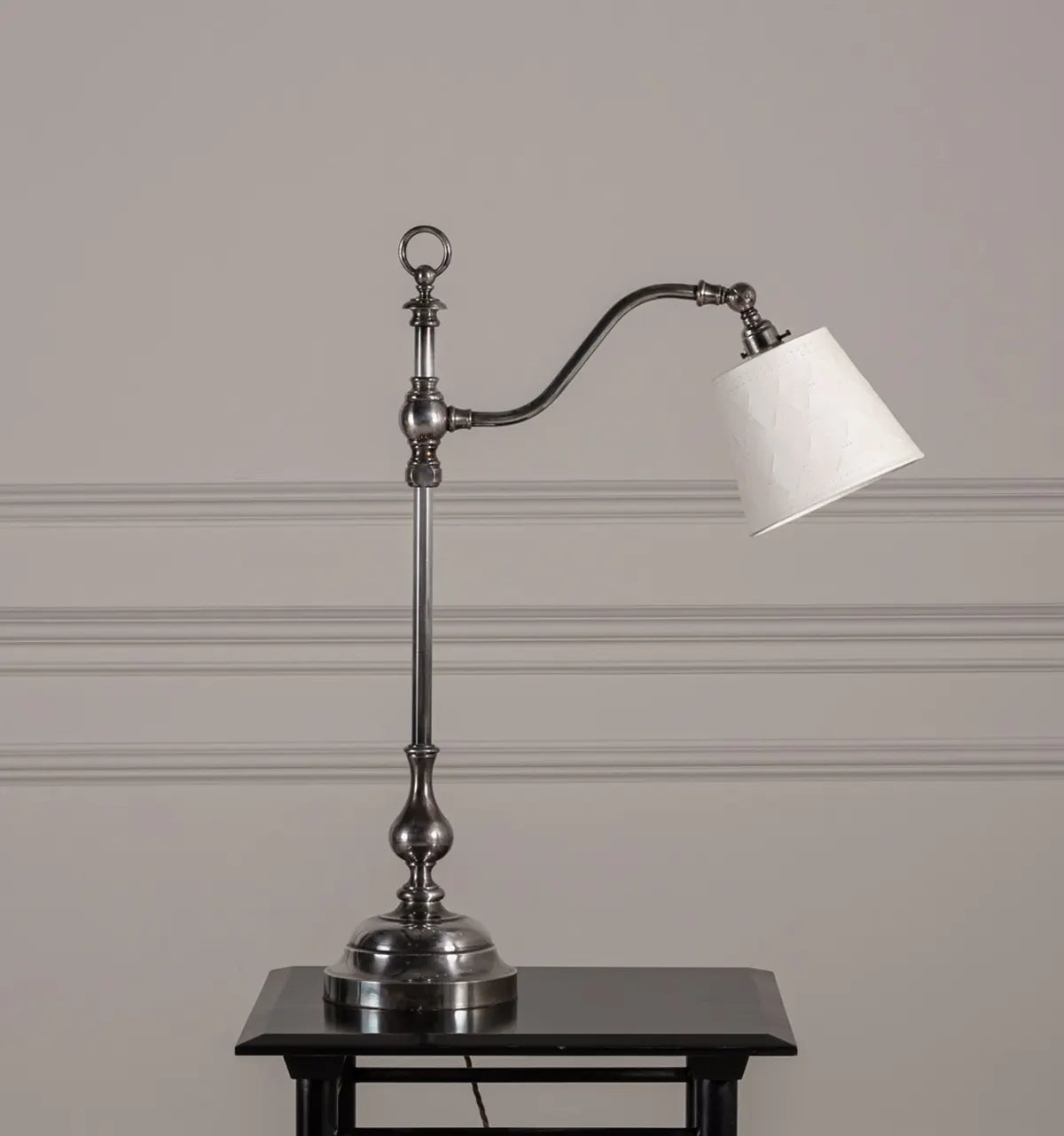 Lidbury Desk Lamp - Antique Silver