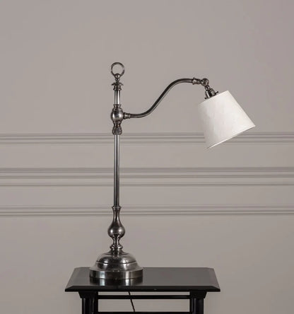 Lidbury Desk Lamp - Antique Silver