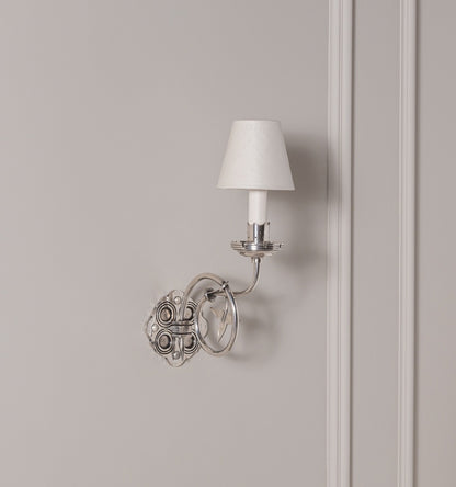 William White Sconce - Antique Silver