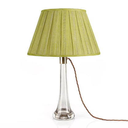 16 Inch Round Box Pleat Bedwyn Lampshade - Moire Euphorbia