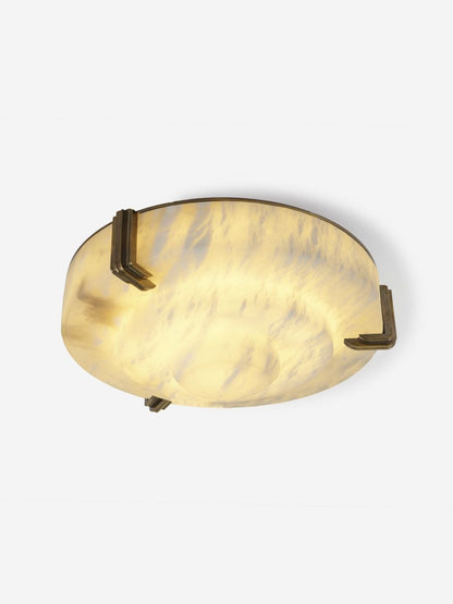 Alabaster Lang Flush Mount Medium