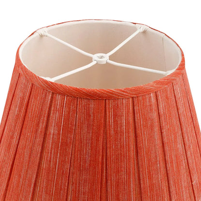16 Inch Round Box Pleat Bedwyn Lampshade - Moire Fresco