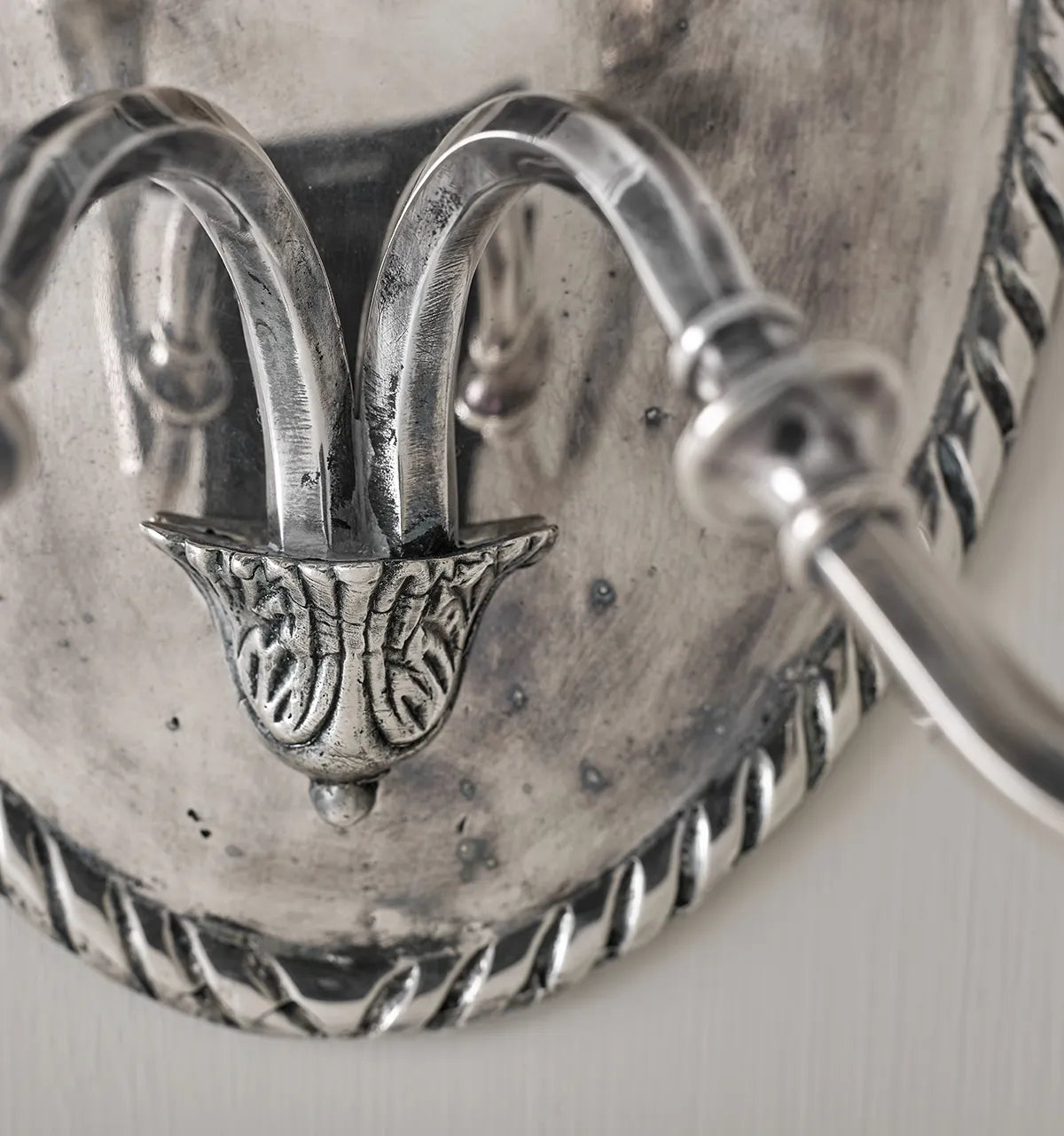 Ebury Sconce - Antique Silver