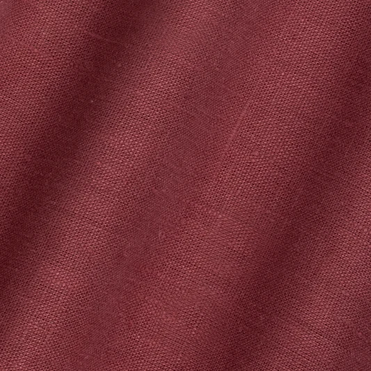 Light Weight Plain Linen - Scarlet