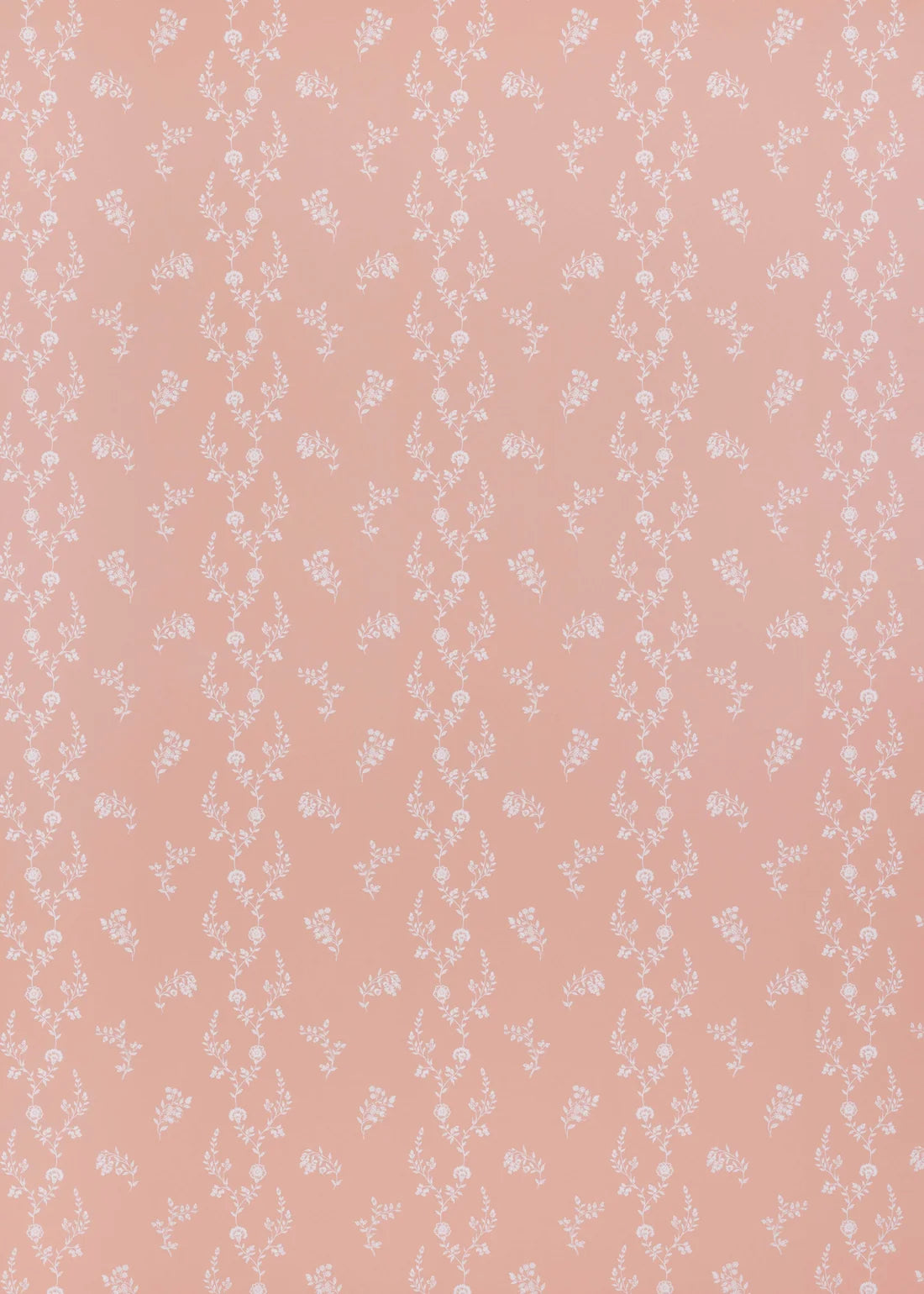 Indienne Lace Wallpaper - Rose Pink